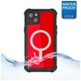 Ghostek Nautical Waterproof Coque iPhone 14 Plus MagSafe Coque arrière Imperméable Rigide Anti-Chocs - Noir