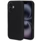 Mobiparts Coque iPhone 16 Coque arrière en Silicone - Noir
