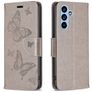 Mobigear Butterfly Samsung Galaxy A54 Étui Portefeuille - Gris
