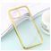 Mobigear Royal Coque iPhone 12 Pro Max Coque arrière en TPU Souple - Transparent / Or