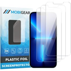 Mobigear iPhone 13 Protection d'écran Film - Compatible coque (Lot de 3)