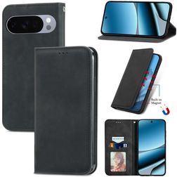 Mobigear Retro Slim Housse Google Pixel 10 Pro XL Etui Porte-Monnaie - Noir