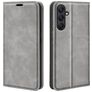 Mobigear Retro Slim Housse Samsung Galaxy A26 Etui Porte-Monnaie - Gris
