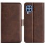 Mobigear Slim Magnet Housse Samsung Galaxy M22 Etui Porte-Monnaie - Marron
