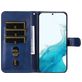 Mobigear Zipper Housse Samsung Galaxy S23 Etui Porte-Monnaie - Bleu
