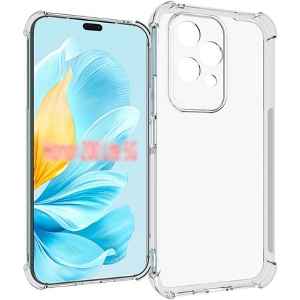 Mobigear Cushion Coque Transparente HONOR 200 Lite Coque arrière en TPU Souple - Transparent