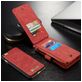 Caseme 007 Housse iPhone 6s Etui avec Coque Détachable Porte-Monnaie - Rouge