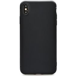 Xccess Invisible Thin iPhone XS Max TPU souple Ultra-mince Coque arrière - Noir