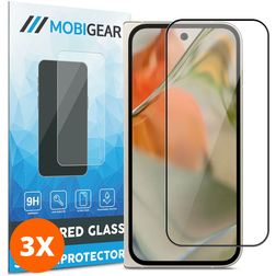Mobigear Premium Google Pixel 9 Pro Fold Verre trempé Protection d'écran - Compatible Coque (Lot de 3)