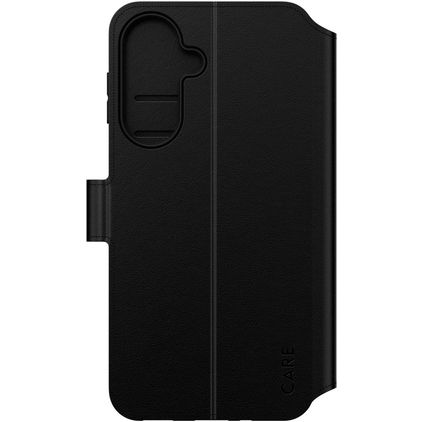 CARE by PanzerGlass Kickstand Housse Samsung Galaxy A27 Etui Porte-Monnaie - Noir