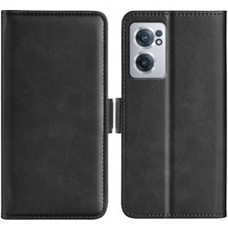 Mobigear Slim Magnet Housse OnePlus Nord CE 2 Etui Porte-Monnaie - Noir