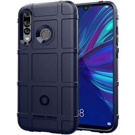 Mobigear Rugged Shield Coque Huawei P Smart Plus (2019) Coque arrière en TPU Souple Anti-Chocs - Bleu