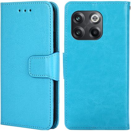 Mobigear Wallet Housse OnePlus 10T Etui Porte-Monnaie - Bleu