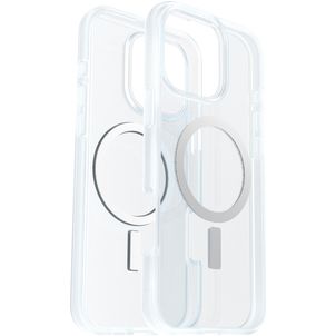 Otterbox React Coque Transparente iPhone 16 Pro Max MagSafe Coque arrière Rigide Anti-Chocs - Transparent