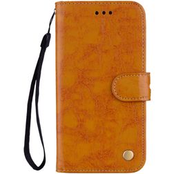 Mobigear Wallet Housse Huawei P Smart (2018) Etui Porte-Monnaie - Cognac