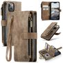 Caseme C30 Housse iPhone 14 Etui Porte-Monnaie - Marron
