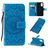 Mobigear Sunflower Housse Samsung Galaxy S20 Etui Porte-Monnaie - Bleu