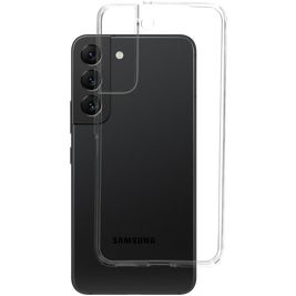 Mobiparts Classic Coque Transparente Samsung Galaxy S22 Coque arrière en TPU Souple - Transparent