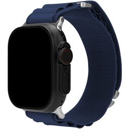Mobilize Alpine Bracelet Nylon Apple Watch Fermeture boucle ardillon - 42/41/40/38 mm - Bleu