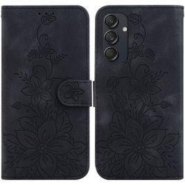 Mobigear Clover Housse Samsung Galaxy M55 Etui Porte-Monnaie - Noir