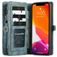 Caseme 008 Housse iPhone 12 Pro Etui avec Coque Détachable Porte-Monnaie - Bleu