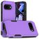 Mobigear Heavy Armor Coque Google Pixel 9a Coque arrière Rigide Anti-Chocs - Violet