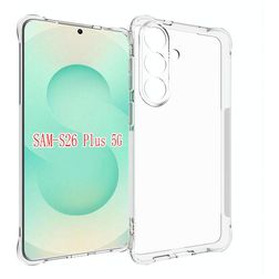 Mobigear Cushion Coque Transparente Samsung Galaxy S26 Plus Coque arrière en TPU Souple - Transparent