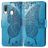 Mobigear Butterfly Samsung Galaxy A40 Étui Portefeuille - Bleu