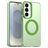 Mobigear Shockproof Coque Samsung Galaxy S26 Plus MagSafe Coque arrière Rigide - Vert