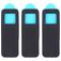 Mobigear Square - Cache webcam Curseur de Confidentialité - Noir - 3-Pack (Lot de 3)