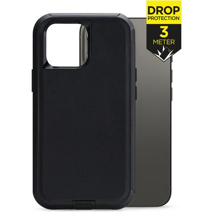 Mobilize Defender iPhone 13 Pro Plastique rigide Coque arrière Antichoc - Noir