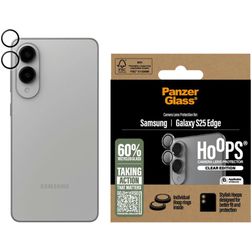 PanzerGlass Hoops Samsung Galaxy S25 Edge Verre trempé Protection objectif caméra - Compatible coque