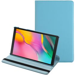 Mobigear DuoStand Coque Samsung Galaxy Tab A 10.1 (2019) Etui Rotatif - Bleu