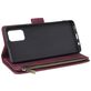 Mobigear Zipper Housse Samsung Galaxy A71 Etui Porte-Monnaie - Rouge