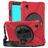 Mobigear SureGrip XGuard Coque Samsung Galaxy Tab A7 Lite Coque arrière en Plastique rigide,Silicone + Bandoulière + Support Amovible - Rouge