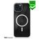 Striker X-Core Xtreme Impact Coque Transparente iPhone 15 MagSafe Coque arrière Rigide Anti-Chocs - Transparent