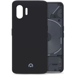 Mobilize Rubber Gelly Nothing Phone (2) TPU souple Coque arrière - Matt Black
