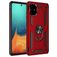 Mobigear Armor Ring Coque Samsung Galaxy A71 Coque arrière Rigide Anti-Chocs avec Anneau-Support - Rouge