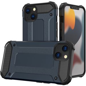 Mobigear Outdoor Coque iPhone 14 Plus Coque arrière Rigide Anti-Chocs - Bleu Marin