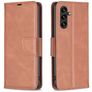 Mobigear Excellent Housse Samsung Galaxy A56 Etui Porte-Monnaie - Marron