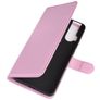 Mobigear Classic Motorola One Hyper Étui Portefeuille - Rose