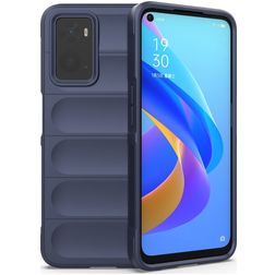 Mobigear Bumpy Coque OPPO A76 Coque arrière en TPU Souple - Dark Blue