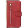Mobigear Zipper Samsung Galaxy S20 Étui Portefeuille - Rouge