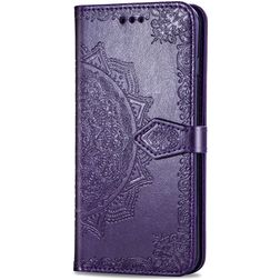 Mobigear Mandala Housse Huawei P40 Pro Etui Porte-Monnaie - Violet