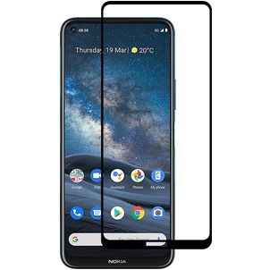 Mobigear Premium Nokia 8.3 Verre trempé Protection d'écran - Compatible Coque - Noir