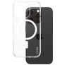 CARE by PanzerGlass Flagship Coque iPhone 16 Pro MagSafe Coque arrière Rigide - Transparent / Blanc
