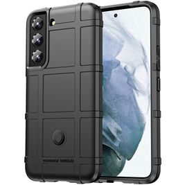 Mobigear Rugged Shield Coque Samsung Galaxy S22 Coque arrière en TPU Souple Anti-Chocs - Noir