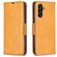 Mobigear Excellent Housse Samsung Galaxy S25 FE Etui Porte-Monnaie - Cognac