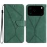 Mobigear Stitch Housse iPhone 17 Pro Etui Porte-Monnaie - Vert