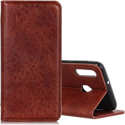 Mobigear Classic Elegance Samsung Galaxy A40 Étui Portefeuille - Marron